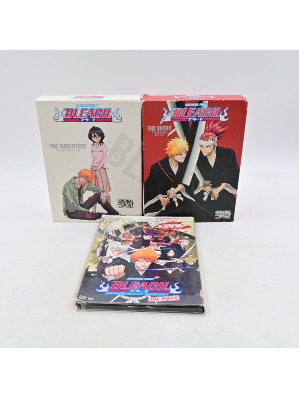 Bleach Anime DVD Box Sets Season 1 & 2 Plus Memories Of Nobody Movie Original